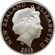 New Zealand 50 Cents Spirit of ANZAC 2015 Proof NEW ZEALAND ELIZABETH II IRB 2015 coin obverse New Zealand 50 Cents Spirit of ANZAC 2015 Proof NEW ZEALAND ELIZABETH II IRB 2015 coin obverse