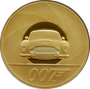 UK 500 Pounds James Bond - 007 2020 Proof 007 coin reverse UK 500 Pounds James Bond - 007 2020 Proof 007 coin reverse