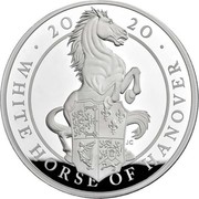 UK 500 Pounds The White Horse of Hanover 2020 Proof WHITE HORSE OF HANOVER 2020 coin reverse UK 500 Pounds The White Horse of Hanover 2020 Proof WHITE HORSE OF HANOVER 2020 coin reverse