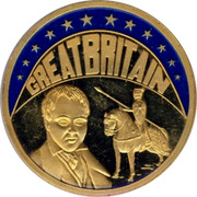 UK ECU Great Britain 1994 UNC GREATBRITAIN coin obverse UK ECU Great Britain 1994 UNC GREATBRITAIN coin obverse