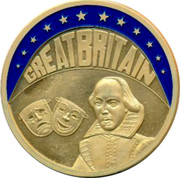 UK ECU Great Britain Theater 1993 UNC GREATBRITAIN coin obverse UK ECU Great Britain Theater 1993 UNC GREATBRITAIN coin obverse