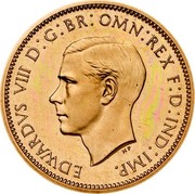 UK Farthing Edward VIII 1937 KM# Pn122 EDWARDVS VIII D G BR OMN REX F D IND IMP HP coin obverse UK Farthing Edward VIII 1937 KM# Pn122 EDWARDVS VIII D G BR OMN REX F D IND IMP HP coin obverse