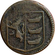 UK Farthing Ipswich Town 1670  coin reverse UK Farthing Ipswich Town 1670  coin reverse