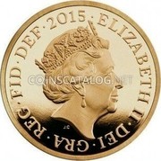 UK Five Pence (Royal Shield of Arms) KM# 1334b ELIZABETH II DEI GRA REG FID DEF coin obverse UK Five Pence (Royal Shield of Arms) KM# 1334b ELIZABETH II DEI GRA REG FID DEF coin obverse