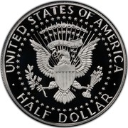 USA Half Dollar Kennedy 2019 S Proof UNITED STATES OF AMERICA E PLURIBUS UNUM HALF DOLLAR coin reverse USA Half Dollar Kennedy 2019 S Proof UNITED STATES OF AMERICA E PLURIBUS UNUM HALF DOLLAR coin reverse