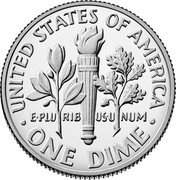 USA One Dime Roosevelt 2019 S Proof UNITED STATES OF AMERICA ONE DIME E PLURIBUS UNUM coin reverse USA One Dime Roosevelt 2019 S Proof UNITED STATES OF AMERICA ONE DIME E PLURIBUS UNUM coin reverse