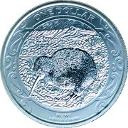 New Zealand One Dollar Rowi 2019 Prooflike ONE DOLLAR ROWI APTERYX ROWI coin reverse New Zealand One Dollar Rowi 2019 Prooflike ONE DOLLAR ROWI APTERYX ROWI coin reverse