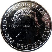 UK One Penny (Royal Shield) KM# 1339b ELIZABETH II DEI GRA REG FID DEF 2016 coin obverse UK One Penny (Royal Shield) KM# 1339b ELIZABETH II DEI GRA REG FID DEF 2016 coin obverse