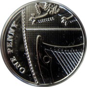 UK One Penny (Royal Shield) KM# 1339a ONE PENNY coin reverse UK One Penny (Royal Shield) KM# 1339a ONE PENNY coin reverse