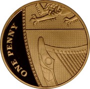 UK One Penny (Royal Shield) KM# 1339b ONE PENNY coin reverse UK One Penny (Royal Shield) KM# 1339b ONE PENNY coin reverse