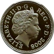 UK One Pound Royal Arms 2008 KM# 993c ELIZABETH II D G REG F D 2008 coin obverse UK One Pound Royal Arms 2008 KM# 993c ELIZABETH II D G REG F D 2008 coin obverse