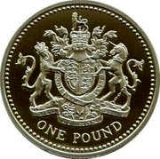 UK One Pound Royal Arms 2008 KM# 993c ONE POUND coin reverse UK One Pound Royal Arms 2008 KM# 993c ONE POUND coin reverse