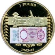 UK Pound British Military Money 2014 Proof 1 POUND 1943-45 coin obverse