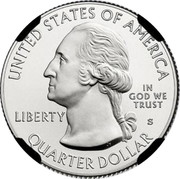 USA Quarter Dollar George Rogers Clark 2017 Proof KM# 666 UNITED STATES OF AMERICA LIBERTY IN GOD WE TRUST QUARTER DOLLAR JF coin obverse USA Quarter Dollar George Rogers Clark 2017 Proof KM# 666 UNITED STATES OF AMERICA LIBERTY IN GOD WE TRUST QUARTER DOLLAR JF coin obverse