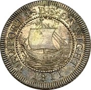 UK Six Pence Newport Isle of Wight 1811  NEWPORT ISLE OF WIGHT 1811 coin obverse UK Six Pence Newport Isle of Wight 1811  NEWPORT ISLE OF WIGHT 1811 coin obverse