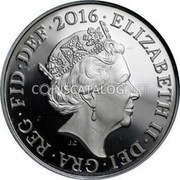 UK Ten Pence (Royal Arms Shield Puzzle) KM# 1335b ELIZABETH II DEI GRA REG FID DEF coin obverse UK Ten Pence (Royal Arms Shield Puzzle) KM# 1335b ELIZABETH II DEI GRA REG FID DEF coin obverse