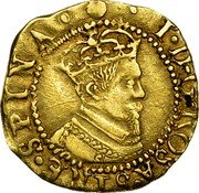UK 1/2 Crown James VI ND KM# 22 I D G ROSA SINE SPINA coin obverse UK 1/2 Crown James VI ND KM# 22 I D G ROSA SINE SPINA coin obverse