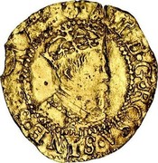 UK 1/2 Crown James VI ND KM# 21 I D G ROSA SINE SPINA coin obverse UK 1/2 Crown James VI ND KM# 21 I D G ROSA SINE SPINA coin obverse