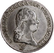 Belgium 1/2 Kronenthaler 1791 H KM# 41 Standart Coinage LEOPOLD II D G R I S A GER HIE HVN BOH REX coin obverse Belgium 1/2 Kronenthaler 1791 H KM# 41 Standart Coinage LEOPOLD II D G R I S A GER HIE HVN BOH REX coin obverse