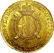 Belgium 1/2 Souverain D'or 1791 A KM# 55 Trade Coinage ARCH AVST DVX BVRG LOTH BRAB COM FLAN 1791 coin reverse Belgium 1/2 Souverain D'or 1791 A KM# 55 Trade Coinage ARCH AVST DVX BVRG LOTH BRAB COM FLAN 1791 coin reverse