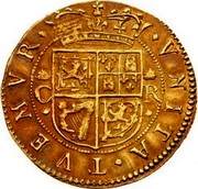 UK 1/2 Unit Charles II ND KM# 55 C R VNITA TVEMVR coin reverse UK 1/2 Unit Charles II ND KM# 55 C R VNITA TVEMVR coin reverse