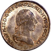 Belgium 1/4 Kronenthaler Joseph II 1788 H KM# 38 IOSEPH II D G R I S A GER HIE HVN BOH REX coin obverse Belgium 1/4 Kronenthaler Joseph II 1788 H KM# 38 IOSEPH II D G R I S A GER HIE HVN BOH REX coin obverse