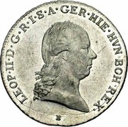Belgium 1/4 Kronenthaler 1792 B KM# 40 Standart Coinage LEOP II D G R I S A GER HIE HVN BOH REX coin obverse Belgium 1/4 Kronenthaler 1792 B KM# 40 Standart Coinage LEOP II D G R I S A GER HIE HVN BOH REX coin obverse