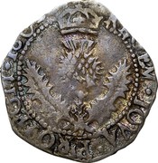UK 1/8 Merk (James VI) KM# 13 coin reverse UK 1/8 Merk (James VI) KM# 13 coin reverse