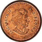 Canada 1 Cent Maple Leaf 2006 Proof set (Victoria Cross) ELIZABETH II D G REGINA coin obverse Canada 1 Cent Maple Leaf 2006 Proof set (Victoria Cross) ELIZABETH II D G REGINA coin obverse