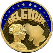 Belgium 1 ECU (Albert II) BELGIQUE coin obverse Belgium 1 ECU (Albert II) BELGIQUE coin obverse