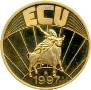 Belgium 1 ECU (Albert II) ECU 1997 coin reverse Belgium 1 ECU (Albert II) ECU 1997 coin reverse