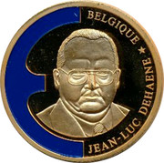 Belgium 1 ECU Jean-Luc Dehaene 1998 UNC BELGIQUE JEAN-LUC DEHAENE coin obverse Belgium 1 ECU Jean-Luc Dehaene 1998 UNC BELGIQUE JEAN-LUC DEHAENE coin obverse