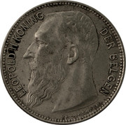 Belgium 1 Franc Leopold II 1909 KM# 57.2 LEOPOLD II KONING DER BELGEN TH VINÇOTTE coin obverse Belgium 1 Franc Leopold II 1909 KM# 57.2 LEOPOLD II KONING DER BELGEN TH VINÇOTTE coin obverse