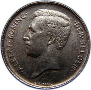 Belgium 1 Franc 1911 KM# 73.1 Decimal Coinage ALBERT KONING DER BELGEN G.DEVREESE coin obverse Belgium 1 Franc 1911 KM# 73.1 Decimal Coinage ALBERT KONING DER BELGEN G.DEVREESE coin obverse
