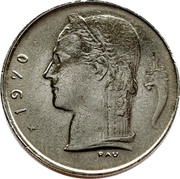 Belgian 1 Franc 1975 Coins Coinscatalog Net Belgian 1 Franc 1975 Coins Coinscatalog Net