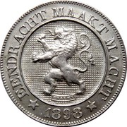 Belgium 10 Centimes 1898 KM# 43 Decimal Coinage EENDRACHT MAAKT MACHT BRAEMT 1898 coin obverse Belgium 10 Centimes 1898 KM# 43 Decimal Coinage EENDRACHT MAAKT MACHT BRAEMT 1898 coin obverse