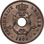 Belgium 10 Centimes Leopold II 1903 KM# 53 KONINKRIJK BELGIË 1903 coin obverse Belgium 10 Centimes Leopold II 1903 KM# 53 KONINKRIJK BELGIË 1903 coin obverse