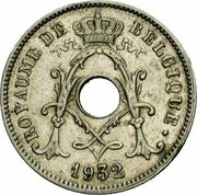 Belgium 10 Centimes KM# 95.2 Decimal Coinage ROYAUME DE BELGIQUE 1932 coin obverse Belgium 10 Centimes KM# 95.2 Decimal Coinage ROYAUME DE BELGIQUE 1932 coin obverse
