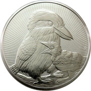 Australia 10 Dollars Kookaburra 2020 P NM coin reverse Australia 10 Dollars Kookaburra 2020 P NM coin reverse