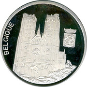 Belgium 10 Euro 1996 Proof Kingdom BELGIQUE coin reverse