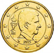 Belgium 10 Euro Cent Philippe 2015 KM# 334 FP BE 2014 coin obverse Belgium 10 Euro Cent Philippe 2015 KM# 334 FP BE 2014 coin obverse