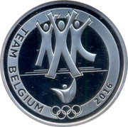 Belgium 10 Euro Rio Olympic Games - Team Belgium 2016 Proof KM# 360 TEAM BELGIUM 2016 coin reverse Belgium 10 Euro Rio Olympic Games - Team Belgium 2016 Proof KM# 360 TEAM BELGIUM 2016 coin reverse