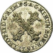 Belgium 10 Liards 1791 (b) KM# 54 Standart Coinage LEOP II D G R IMP S A G HI HUN BOH R 1791 coin obverse Belgium 10 Liards 1791 (b) KM# 54 Standart Coinage LEOP II D G R IMP S A G HI HUN BOH R 1791 coin obverse