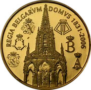 Belgium 100 Euro 175th Anniversary of the Saxe-Coburg-Gotha 2006 Proof KM# 258 REGIA BELGARVM DOMVS 1831-2006 coin reverse Belgium 100 Euro 175th Anniversary of the Saxe-Coburg-Gotha 2006 Proof KM# 258 REGIA BELGARVM DOMVS 1831-2006 coin reverse