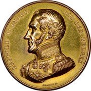 Belgium 100 Francs (Leopold Premier) KM# Pn49 LEOPOLD PREMIER ROI DES BELGES coin obverse Belgium 100 Francs (Leopold Premier) KM# Pn49 LEOPOLD PREMIER ROI DES BELGES coin obverse