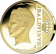 Belgium 12 1/2 Euro King Baudouin I 2010 Proof KM# 293 BALDVINVS 2010 coin reverse Belgium 12 1/2 Euro King Baudouin I 2010 Proof KM# 293 BALDVINVS 2010 coin reverse