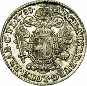 Belgium 14 Liards 1789 (b) KM# 37 Standart Coinage ARCH AUST D BURG LOTH BRAB C FL 1789 coin reverse Belgium 14 Liards 1789 (b) KM# 37 Standart Coinage ARCH AUST D BURG LOTH BRAB C FL 1789 coin reverse