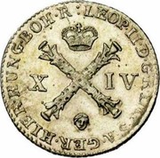 Belgium 14 Liards 1791 (b) KM# 39 Standart Coinage LEOP II D G R IMP S A GER HIER HUNG BOH R X IV coin obverse Belgium 14 Liards 1791 (b) KM# 39 Standart Coinage LEOP II D G R IMP S A GER HIER HUNG BOH R X IV coin obverse