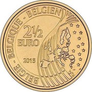 Belgium 2 1/2 Euro 200th Anniversary of the Battle of Waterloo 2015 KM# 347 BELGIE BELGIQUE BELGIEN 2 1/2 EURO 2015 coin reverse Belgium 2 1/2 Euro 200th Anniversary of the Battle of Waterloo 2015 KM# 347 BELGIE BELGIQUE BELGIEN 2 1/2 EURO 2015 coin reverse