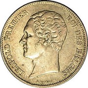 Belgium 2 1/2 Francs 1848 KM# 11 Decimal Coinage LEOPOLD PREMIER L. WIENER ROI DES BELGES coin obverse Belgium 2 1/2 Francs 1848 KM# 11 Decimal Coinage LEOPOLD PREMIER L. WIENER ROI DES BELGES coin obverse